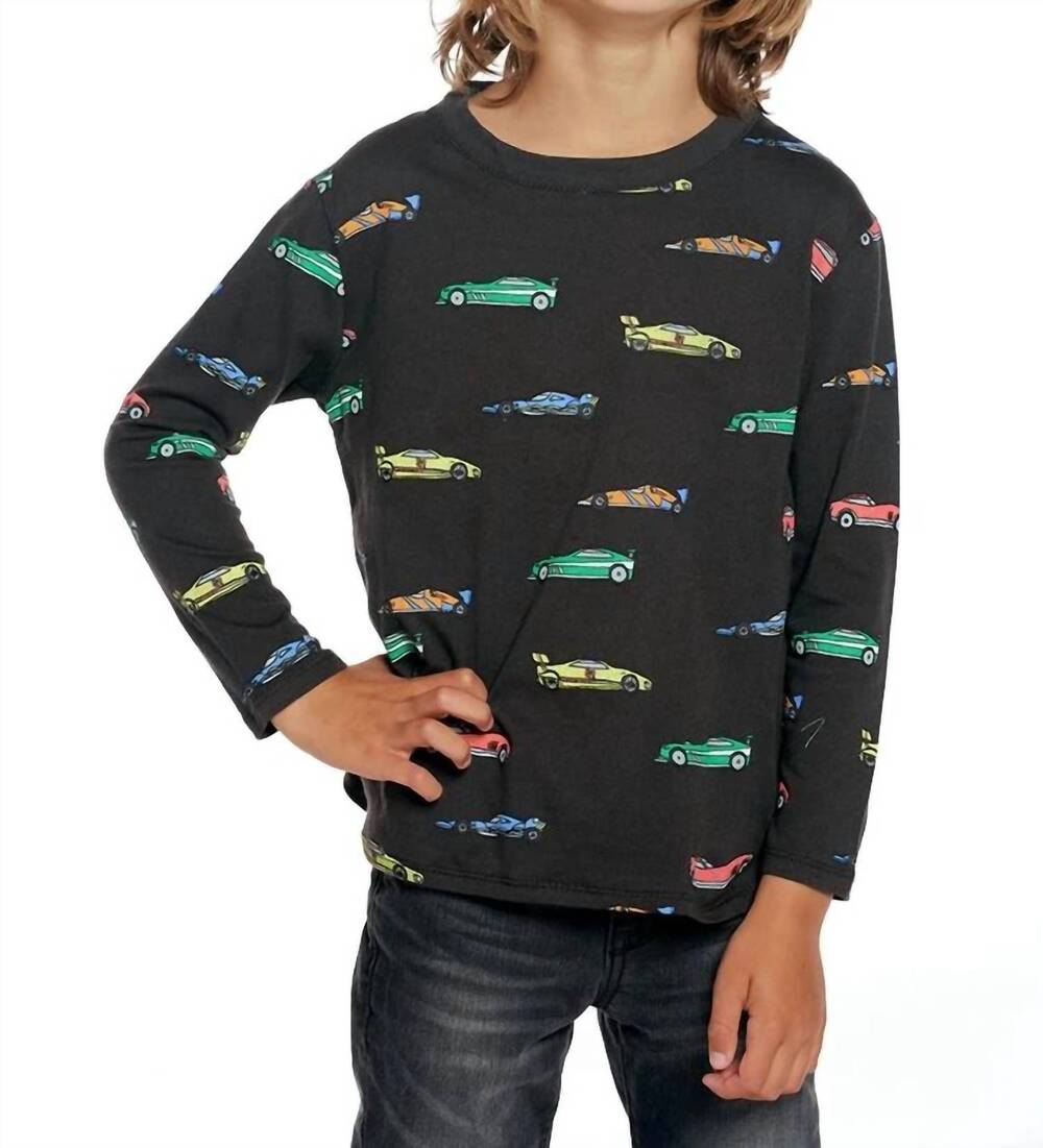 NEW CHASER race cars tee in black
